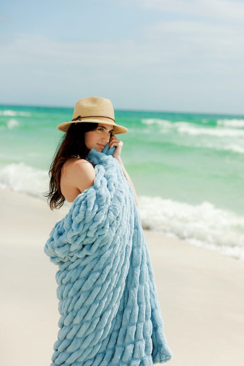 Hugs Alaskan Blue Blanket