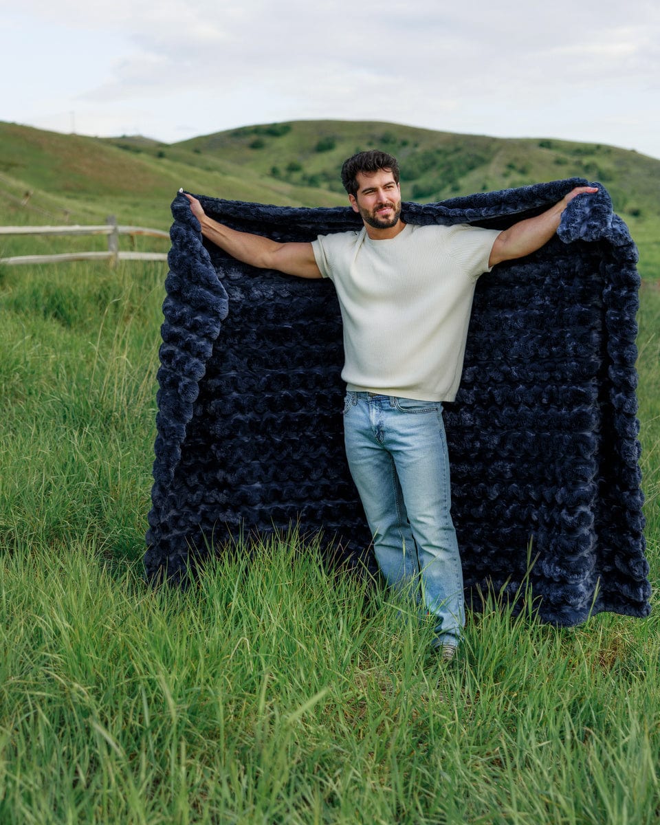 Ultra Sorbet Navy Blanket