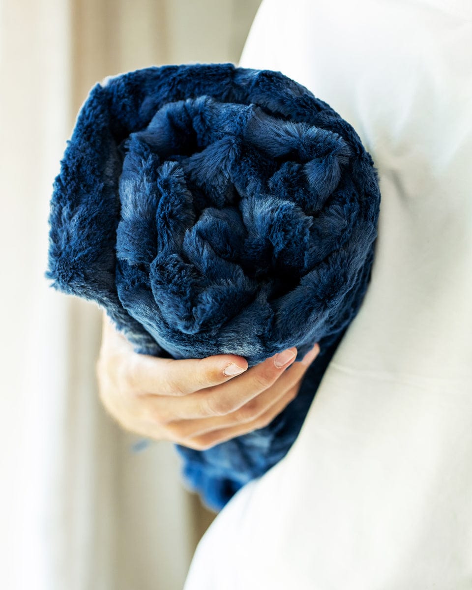 Sorbet Navy Blanket