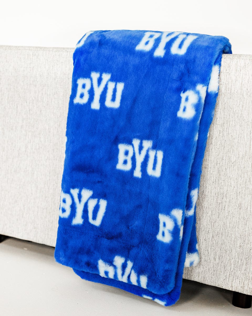Lush BYU Cougars Blanket