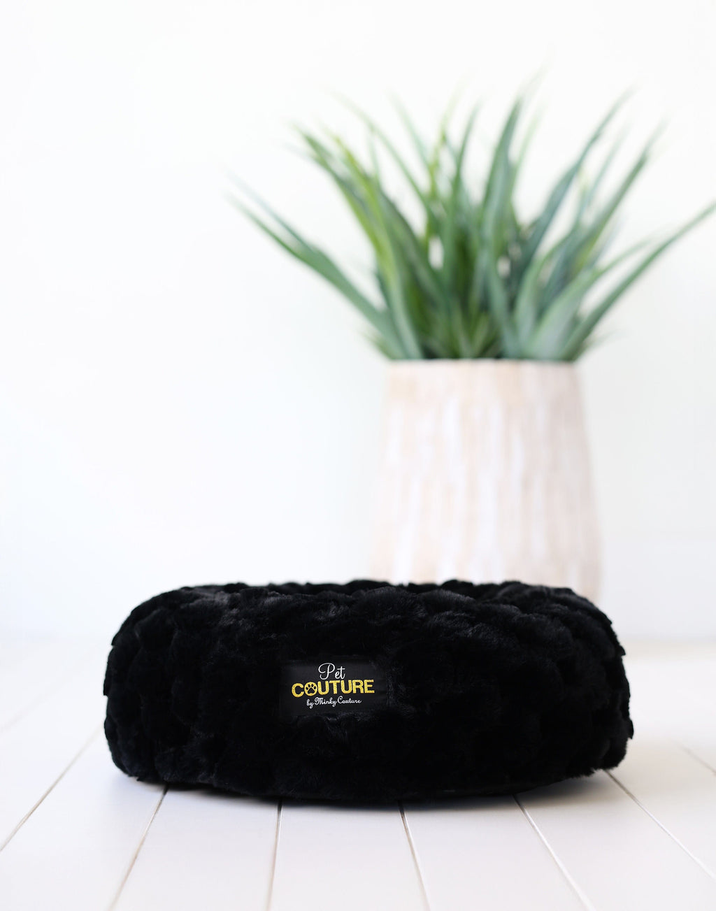 Black Crinkle Pet Bed COVER ONLY