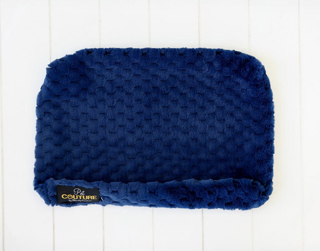 Blue Honeycomb Pet Crate Pad COVER ONLY