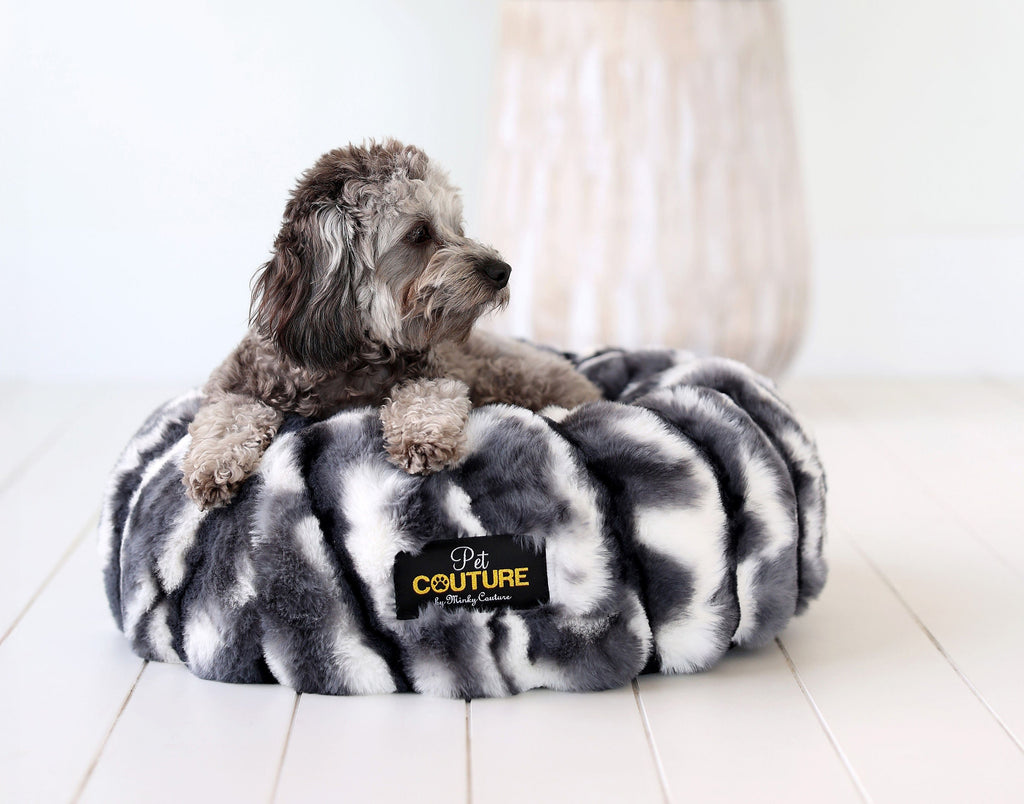Cloudy Day Black Pet Bed COVER ONLY