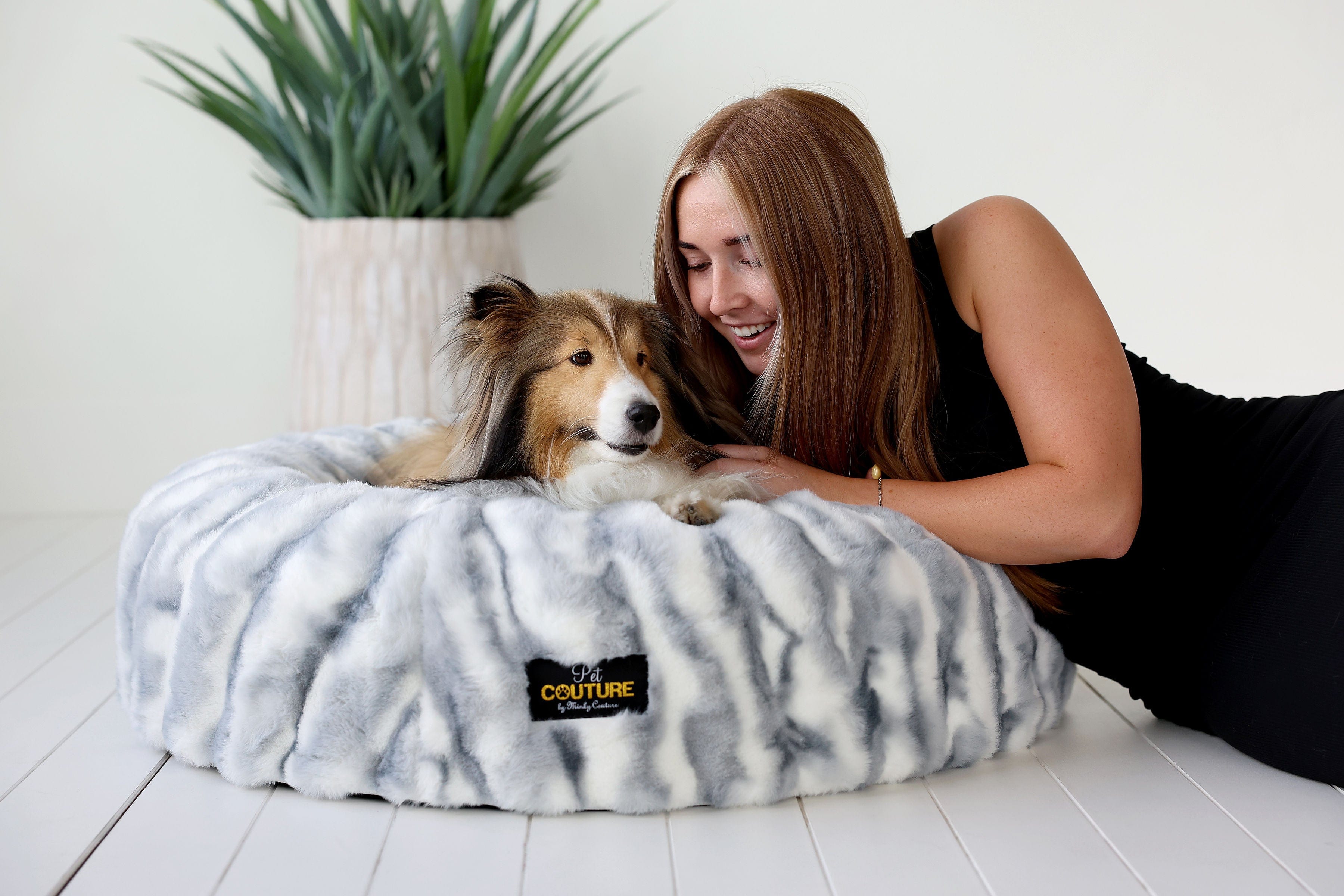 Cloudy Day Blue Pet Bed COVER ONLY