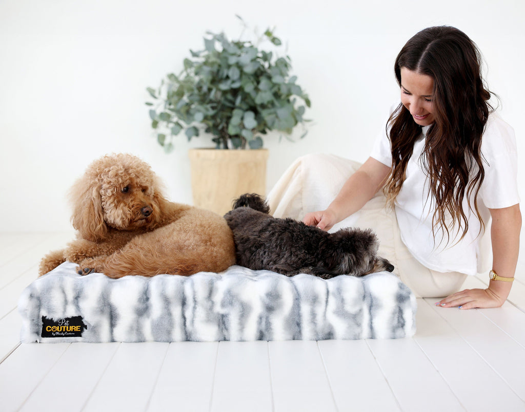 Cloudy Day Blue Pet Crate Pad