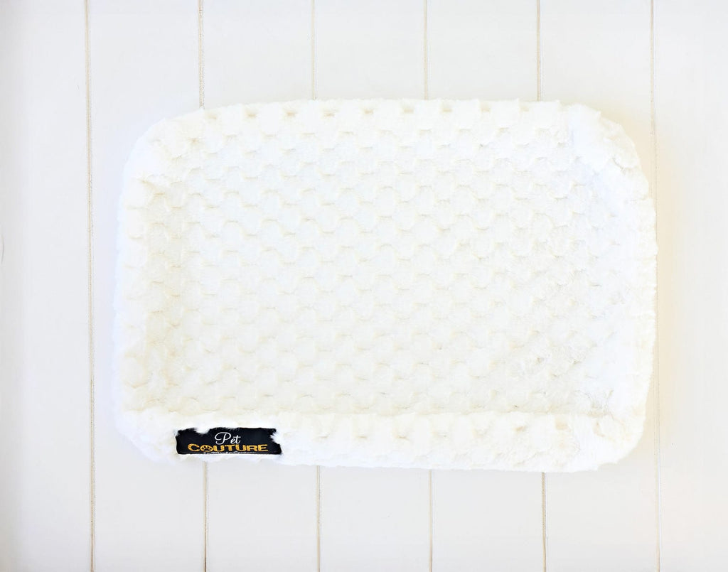 Cream Honeycomb Pet Crate Pad COVER ONLY