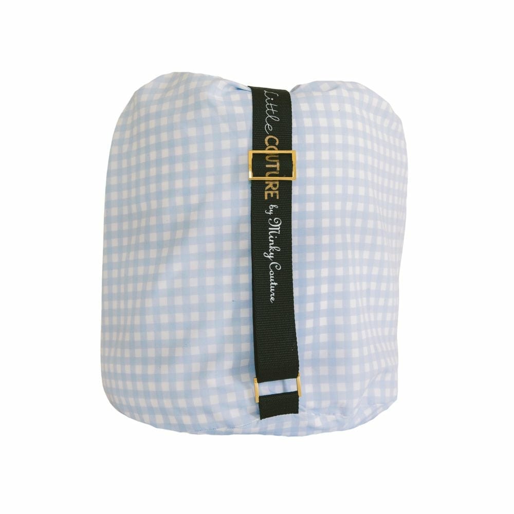 Sleeping Bag - Dusty Blue Gingham