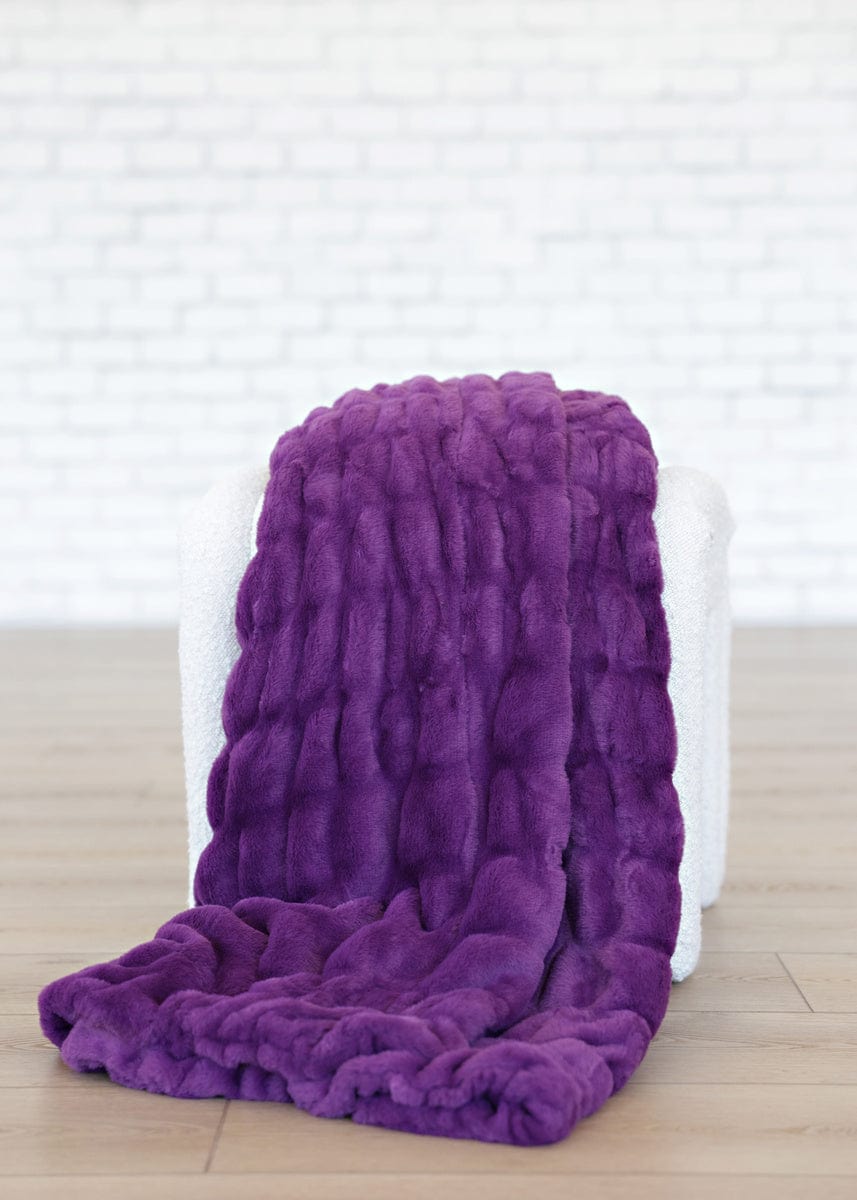 Hugs Sunset Purple Blanket