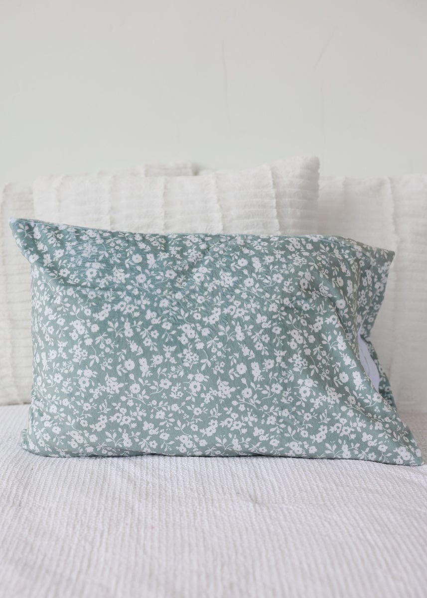 Dainty Floral Sage Blanket