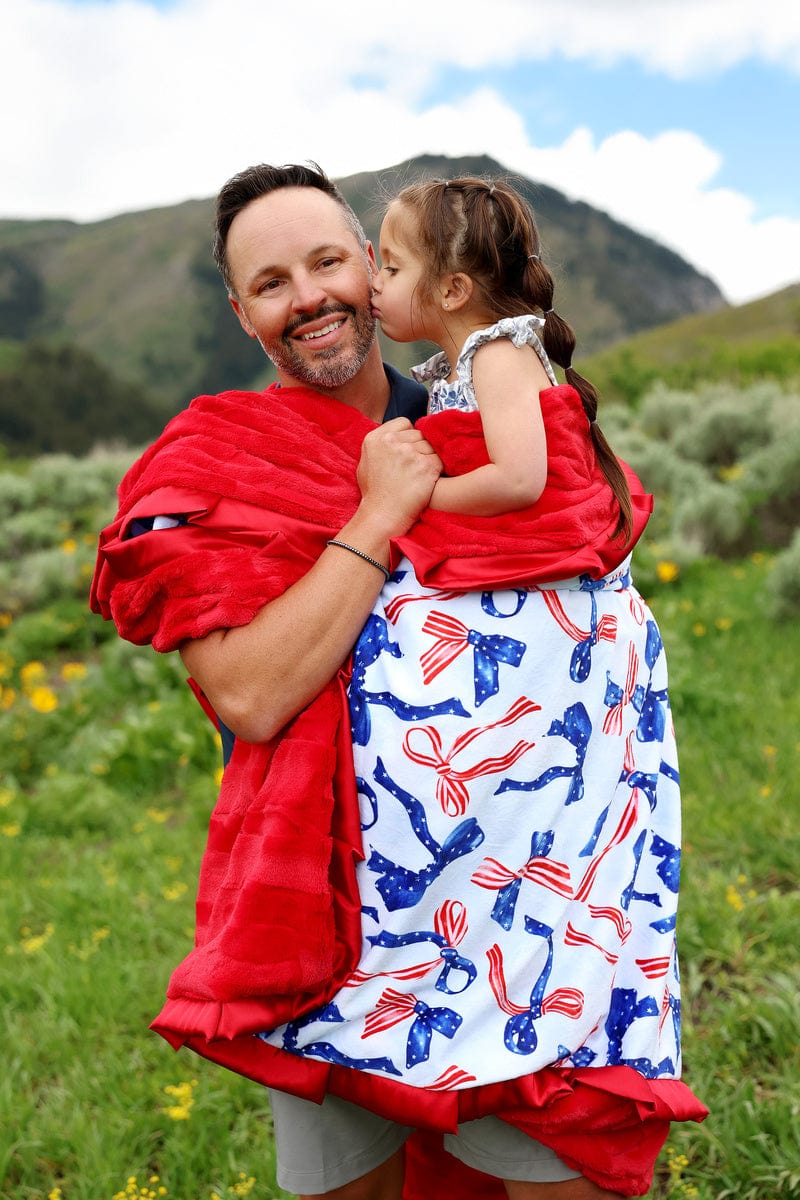 Patriotic Bows Blanket
