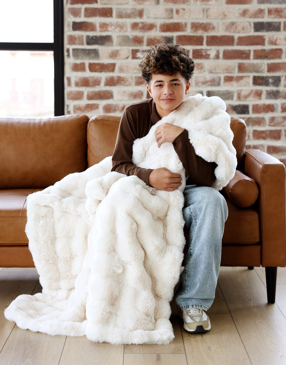 Ultra Cloud White Chocolate Blanket