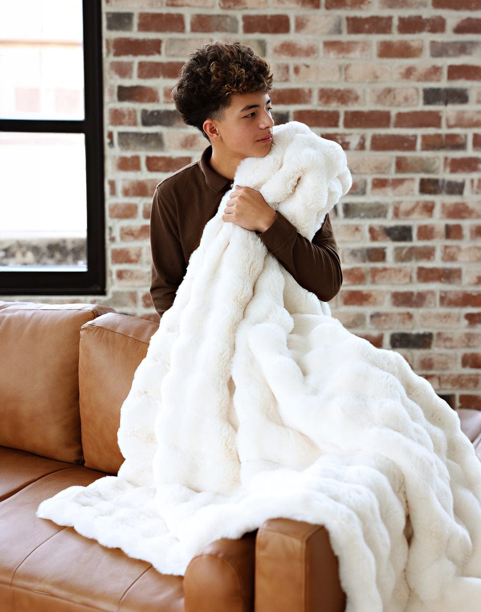 Ultra Cloud White Chocolate Blanket