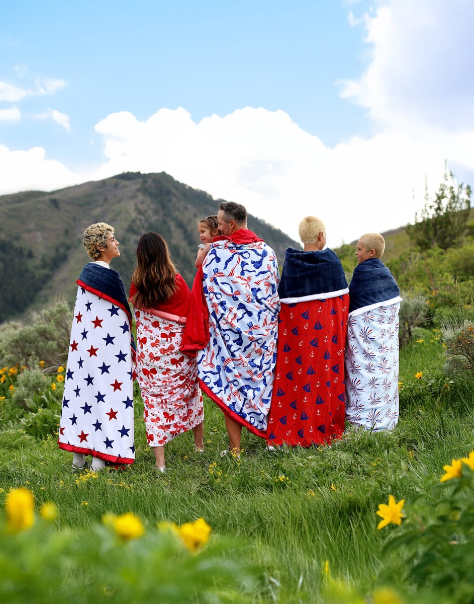 Patriotic Bows Blanket