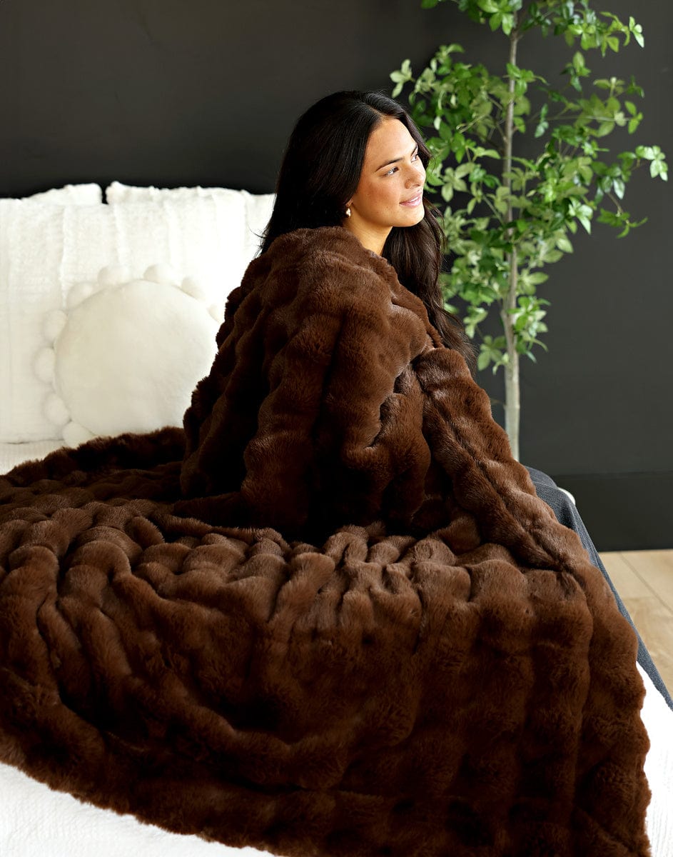 Ultra Cloud Hot Chocolate Blanket