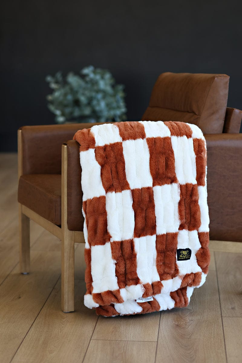 Hugs Check Pumpkin Blanket
