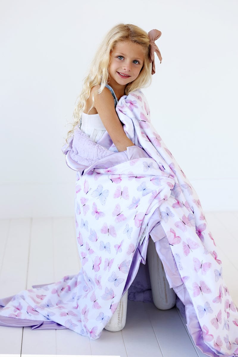 Pastel Butterfly Blanket