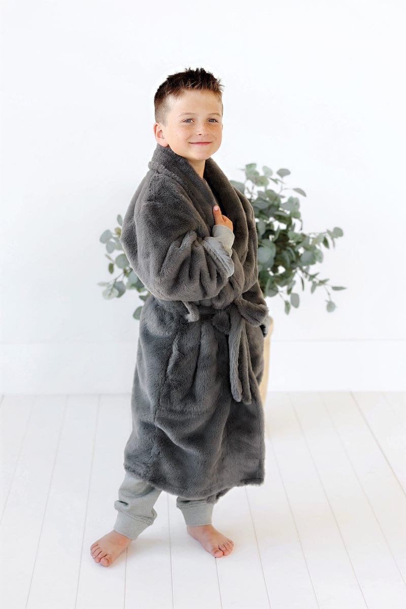 Kids Charcoal Robe