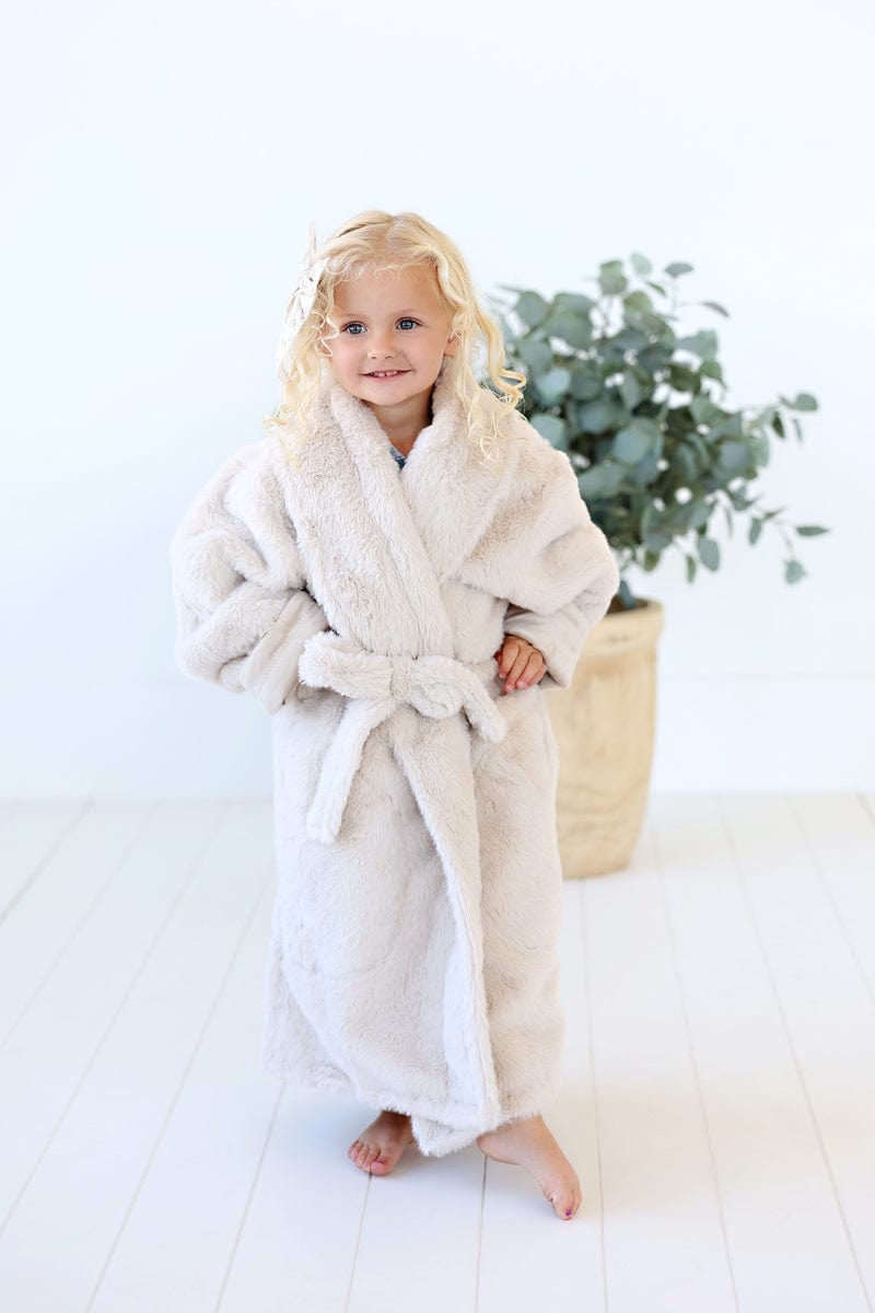 Kids Cream Robe