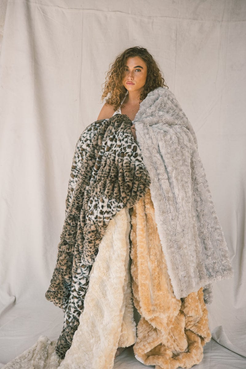 Glossy Ultra Sorbet Angora Blanket