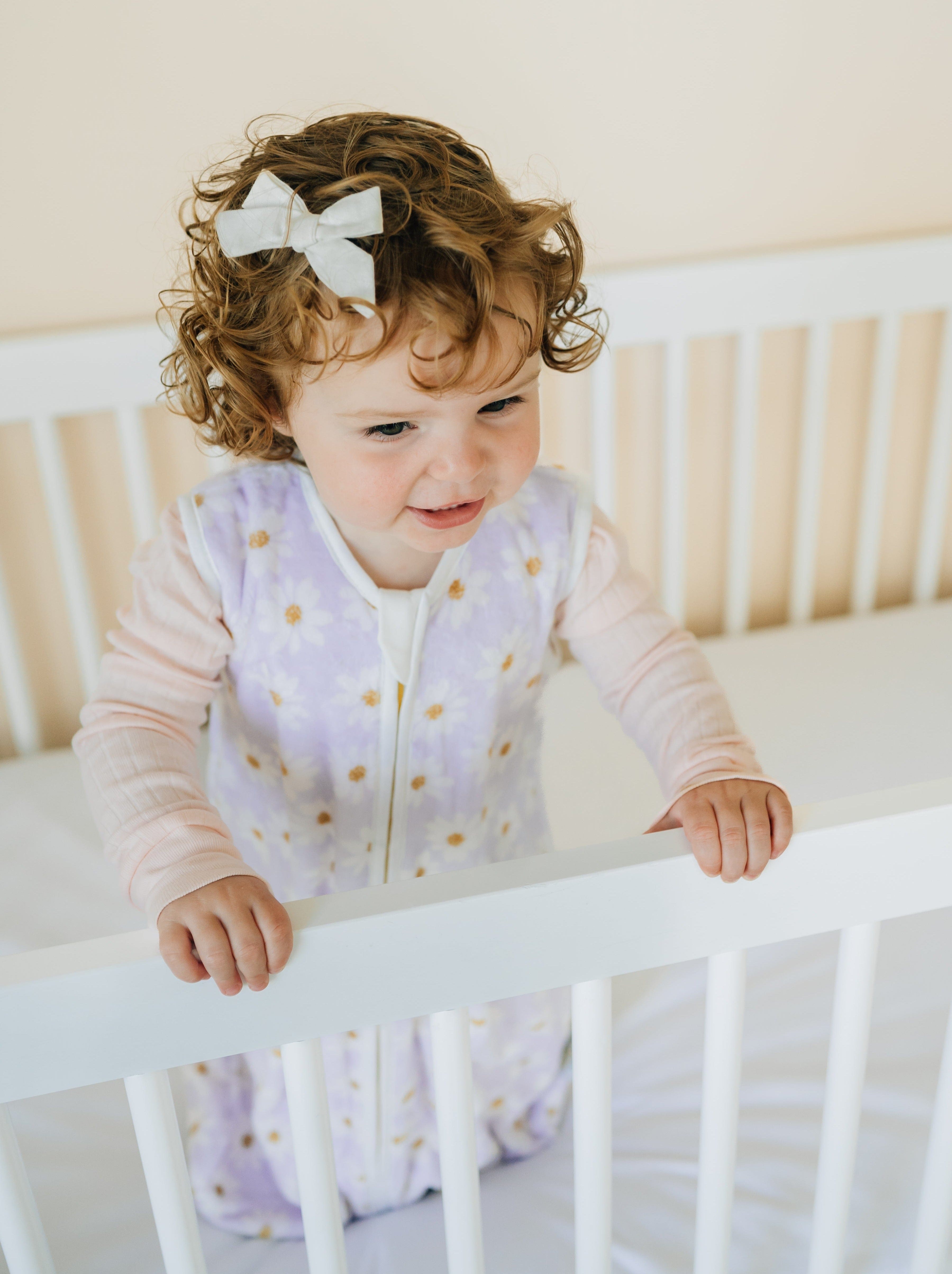Lavender Daisy Wearable Minky Blanket