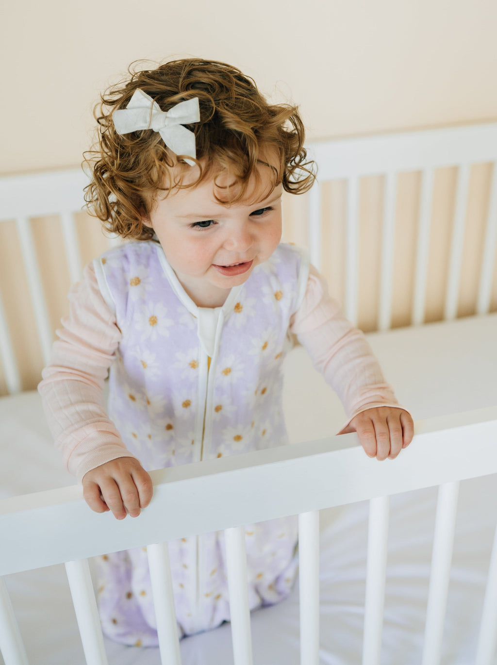 Lavender Daisy Wearable Minky Blanket