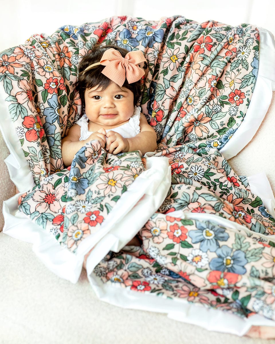 Peach Garden Blanket