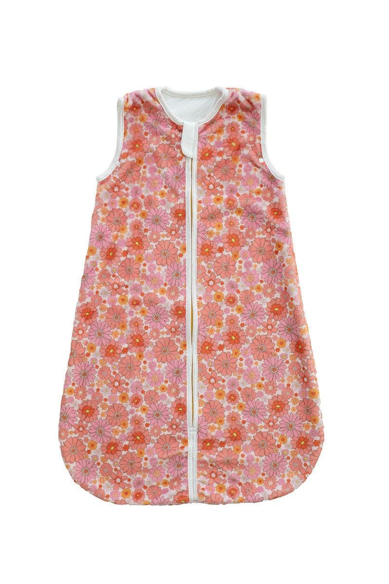 Boho Floral Wearable Minky Blanket