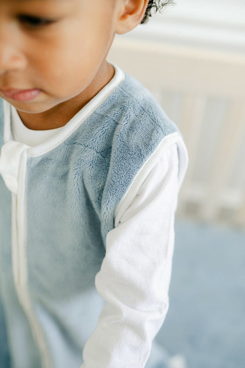 Denim Wearable Minky Blanket