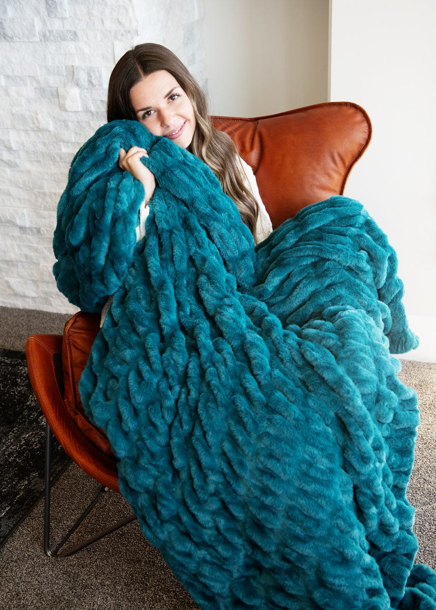 Hugs Deep Lake Blanket