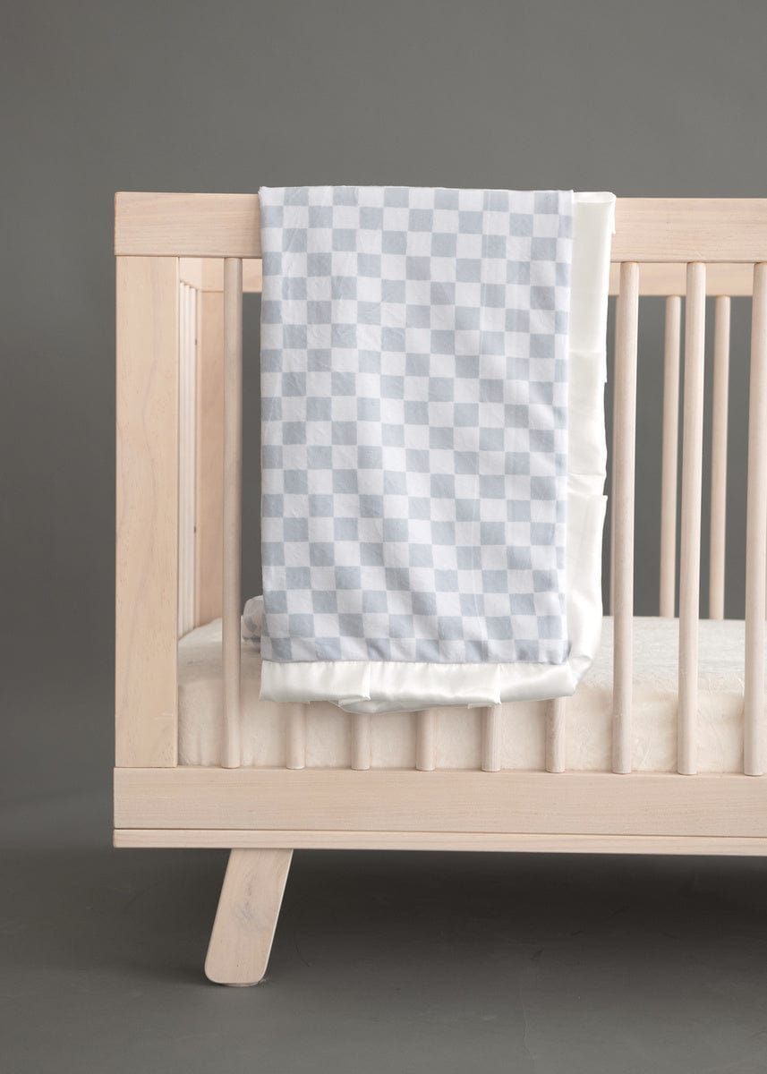 Checkered Silver Blanket