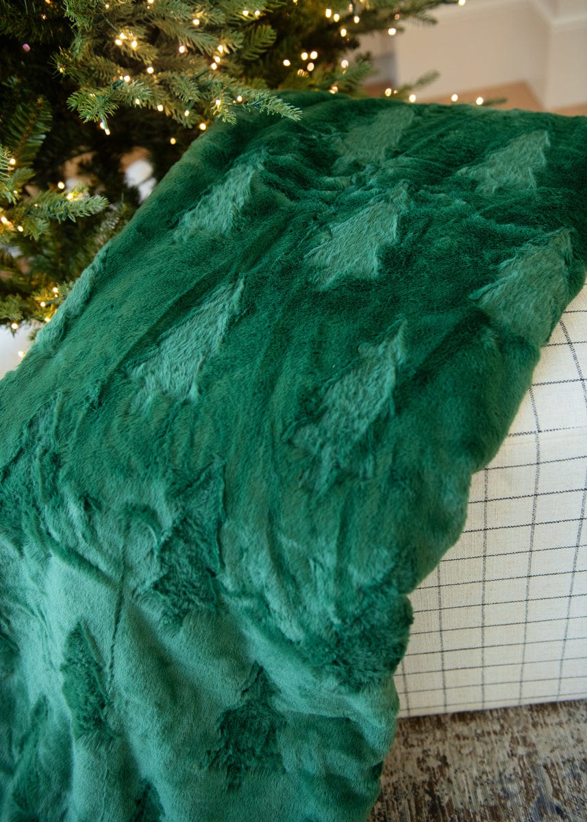 Embossed Tree Blanket