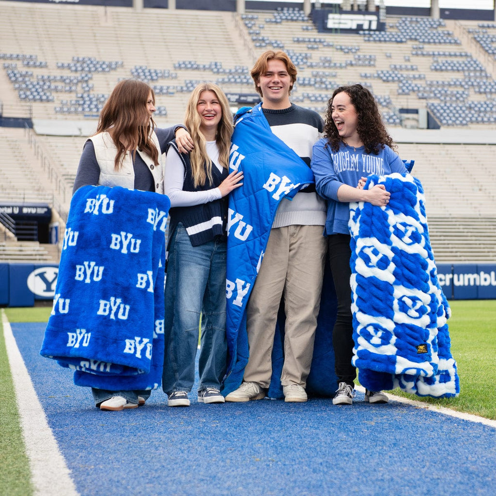 Hugs BYU Cougars Blanket