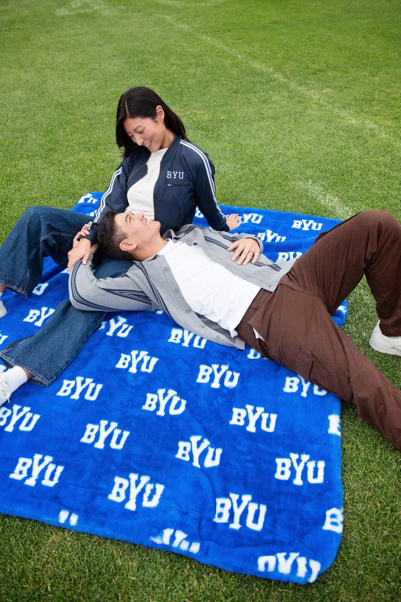 Lush BYU Cougars Blanket