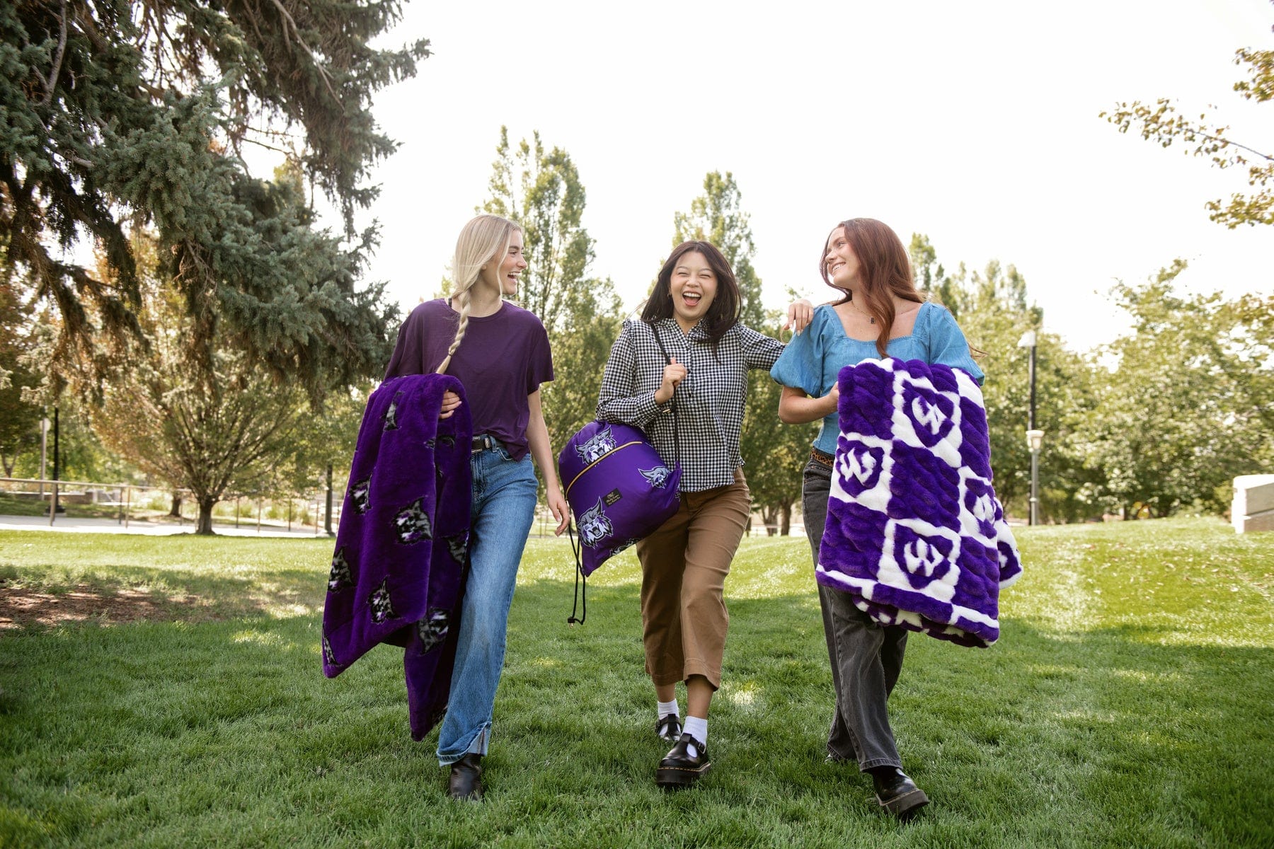 Lush Weber State Wildcats Blanket