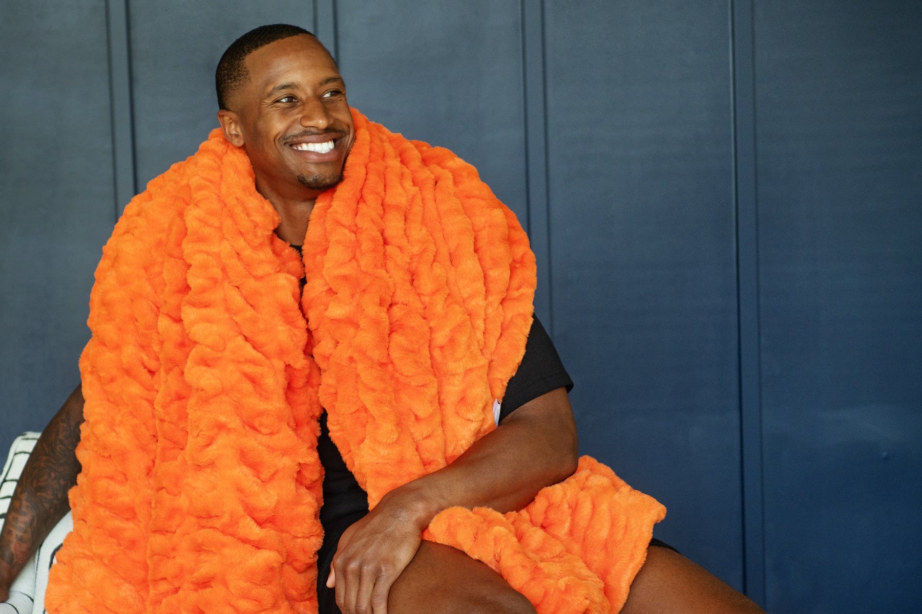 Hugs Orange Marmalade Blanket