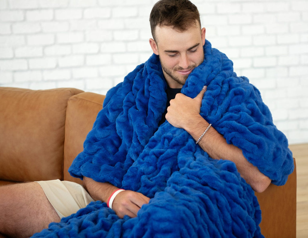 Hugs Blue Blanket
