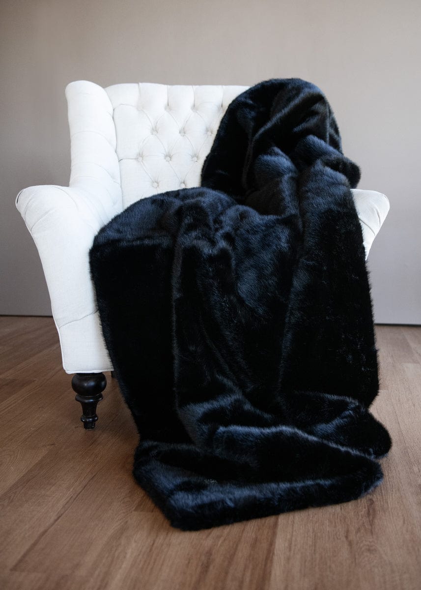 Extreme Plush Black Blanket
