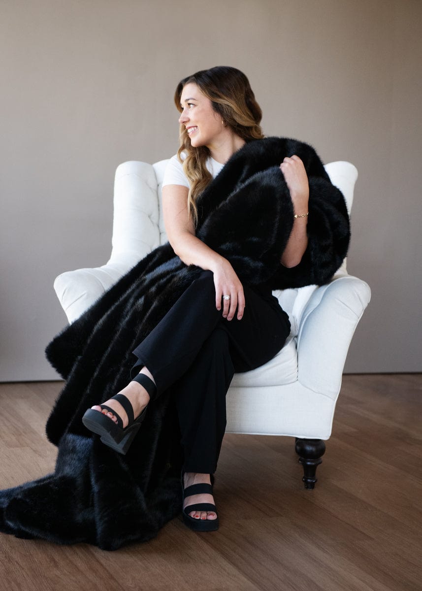 Extreme Plush Black Blanket