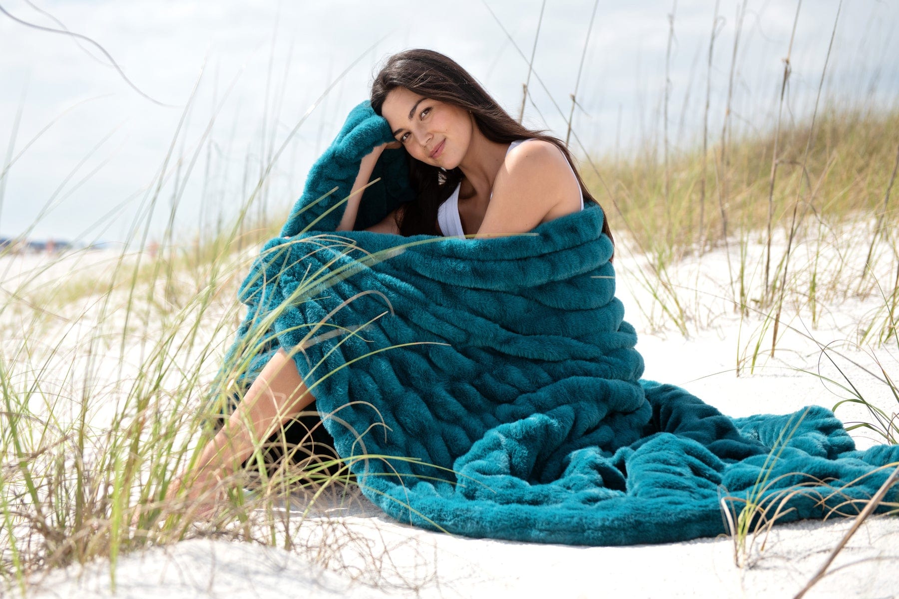 Hugs Deep Lake Blanket