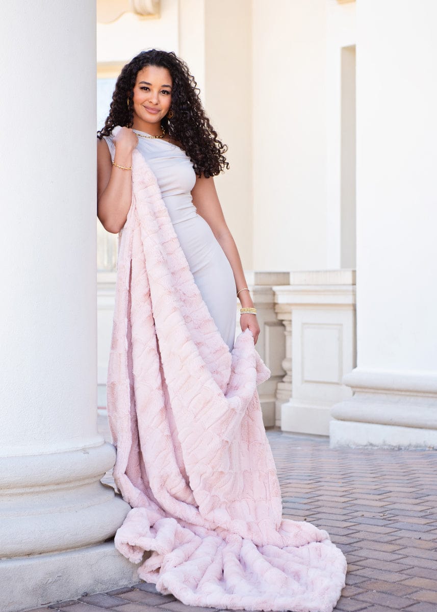 Posh Sorbet Barely Blush Blanket