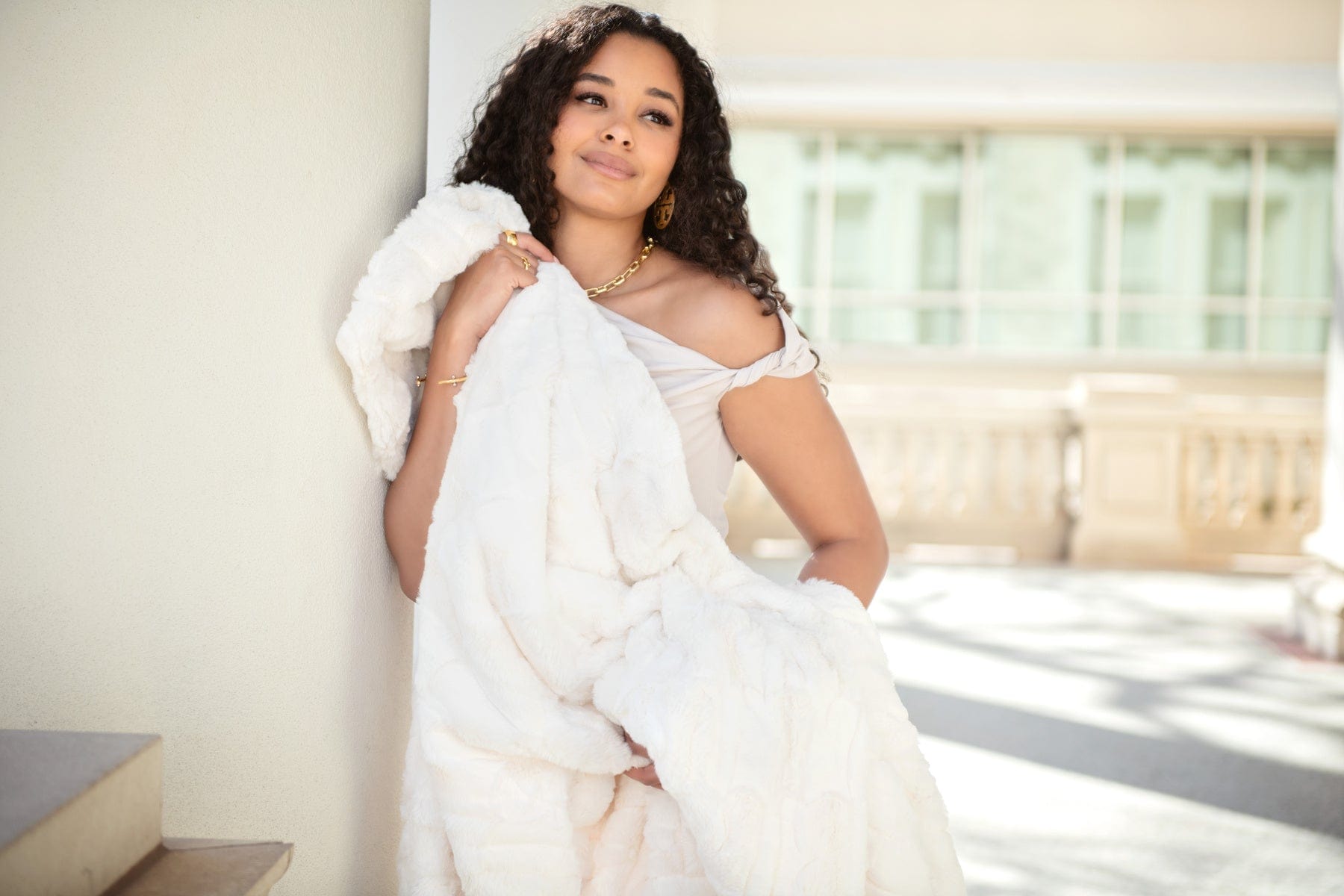 Posh Sorbet Cream Blanket