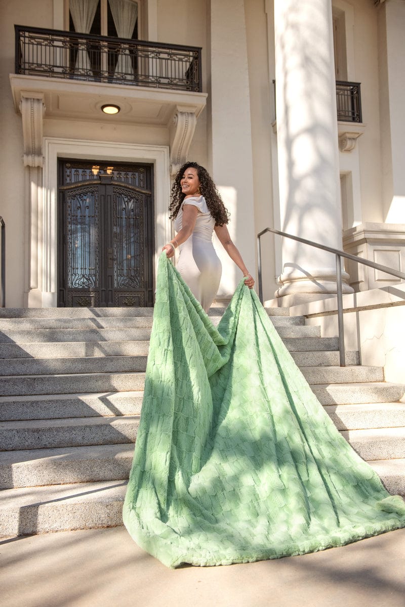 Posh Sorbet Opaline Green Blanket