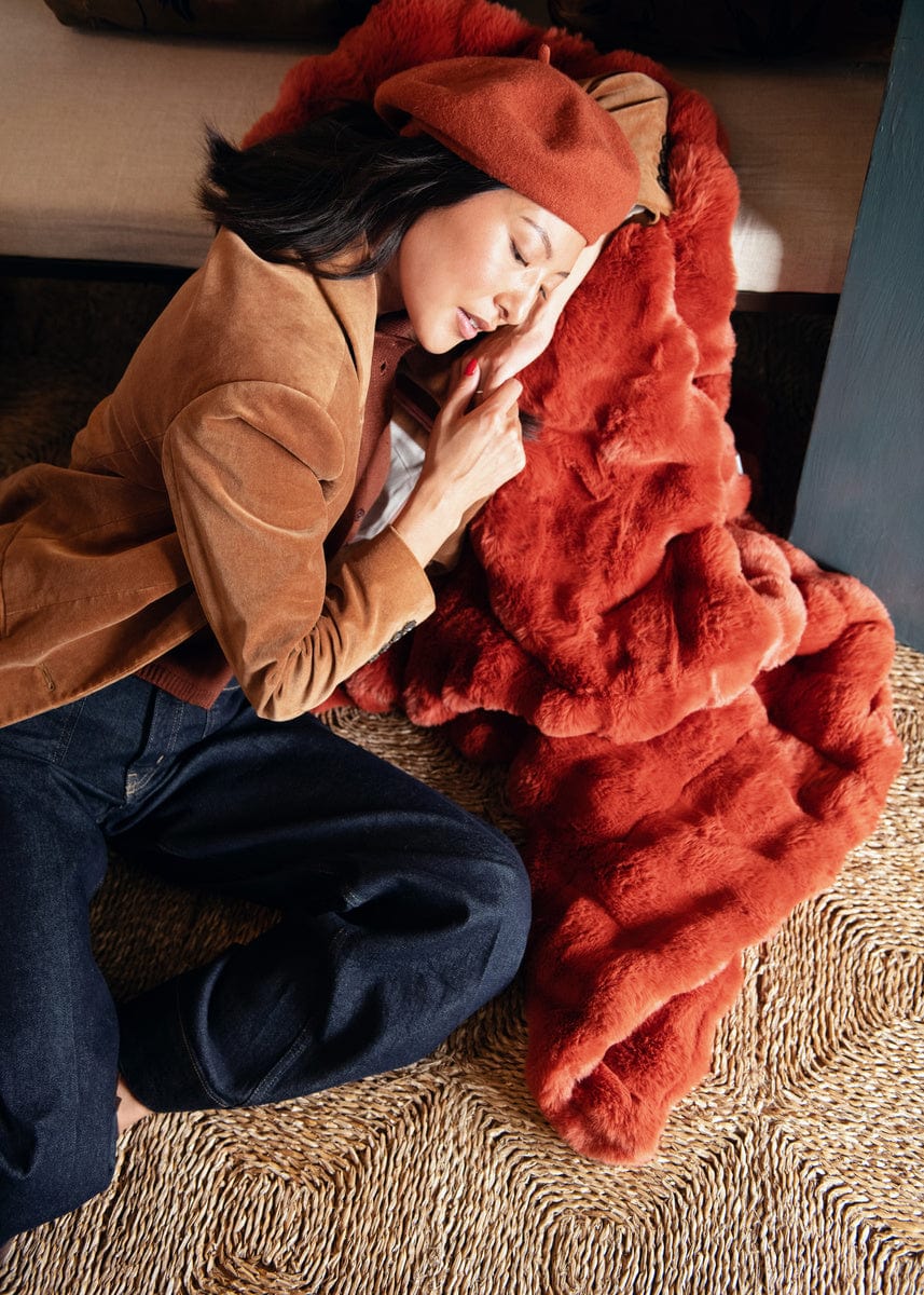 Premium Cloud Paprika Blanket