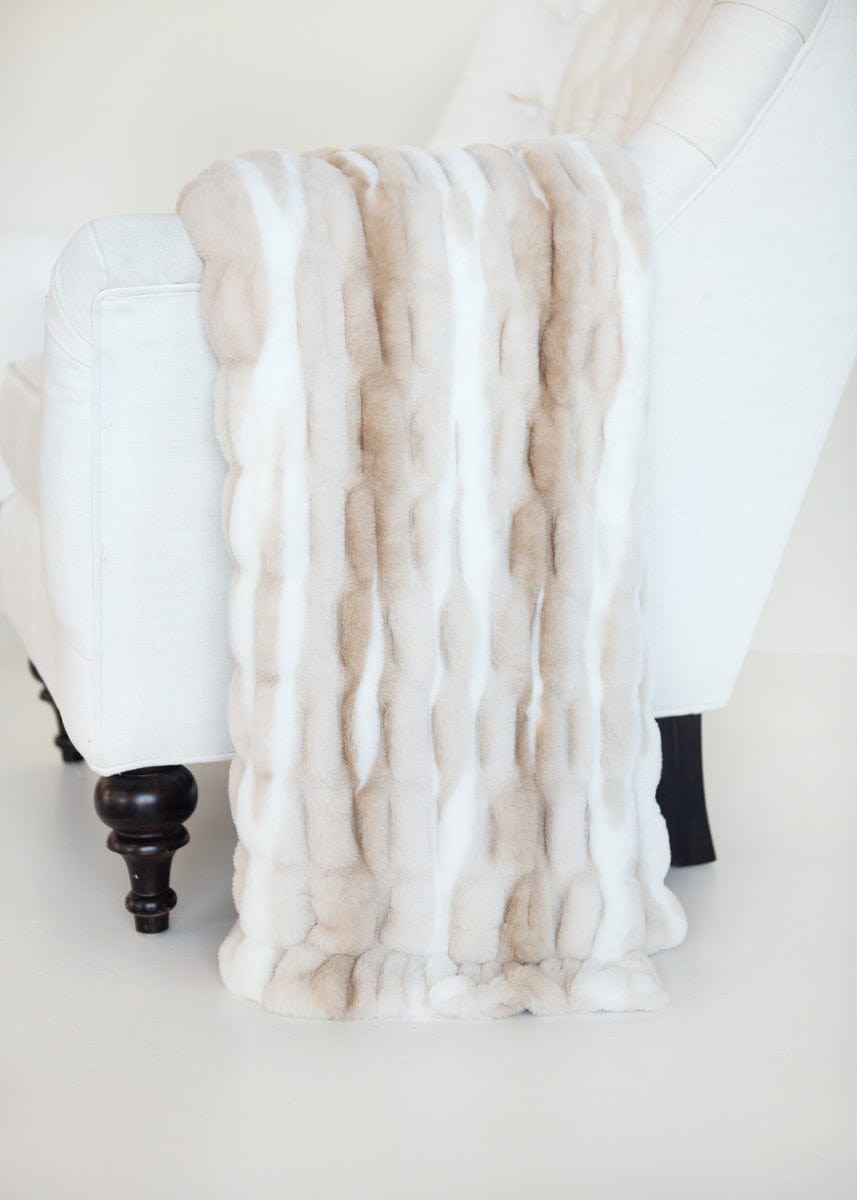 Hugs Swirl Caramel Blanket