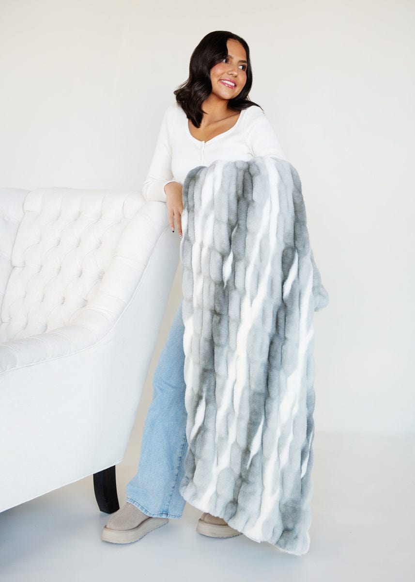 Hugs Swirl Licorice Blanket