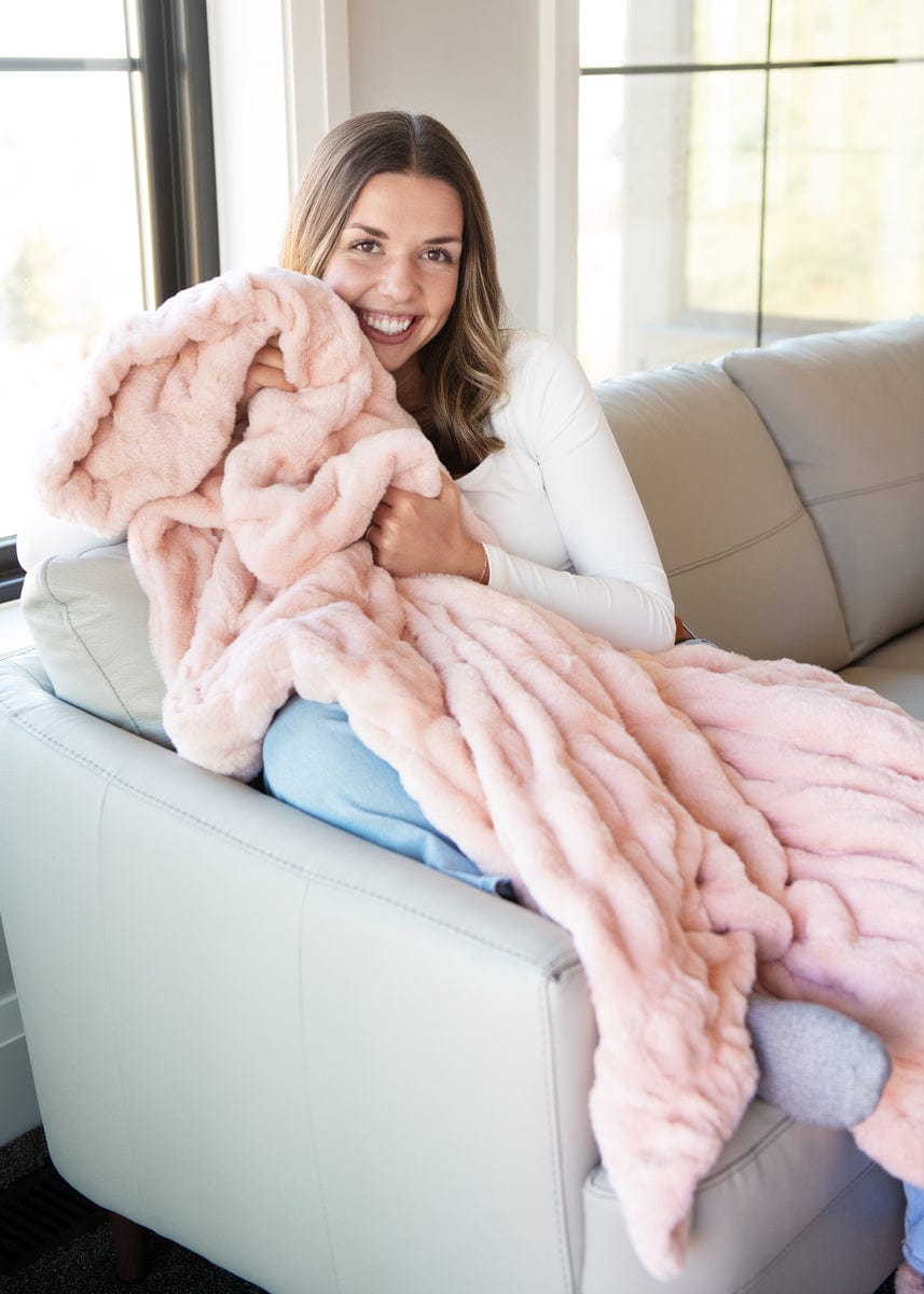 Hugs Peach Whip Blanket