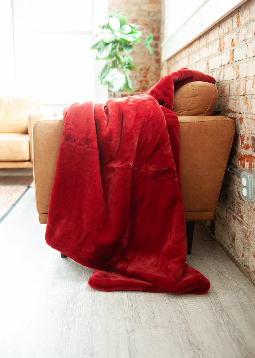 Lush Crimson Blanket