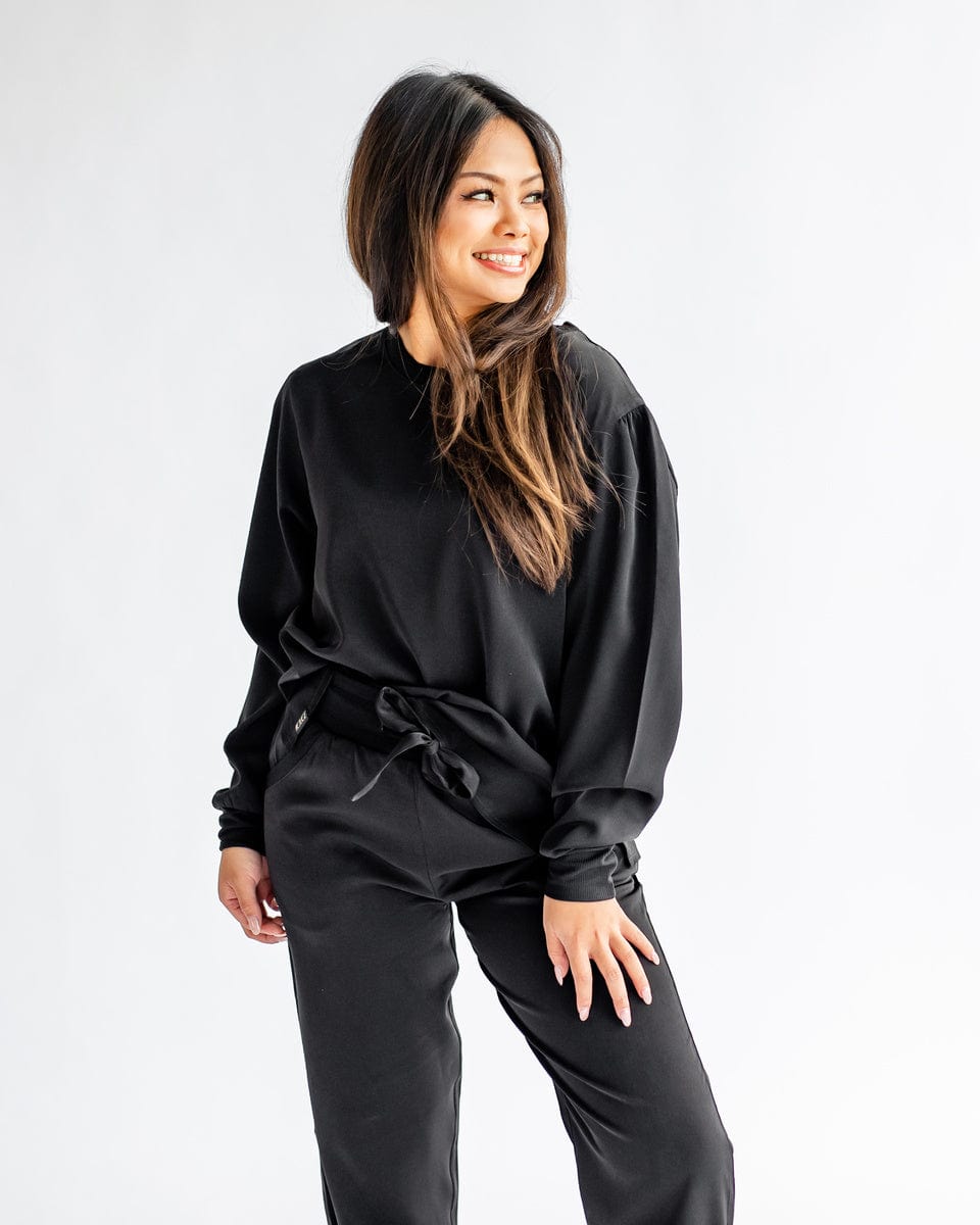 Must be Satin Pajamas - Black