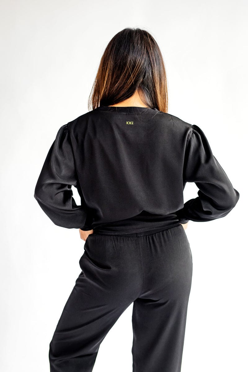 Must be Satin Pajamas - Black