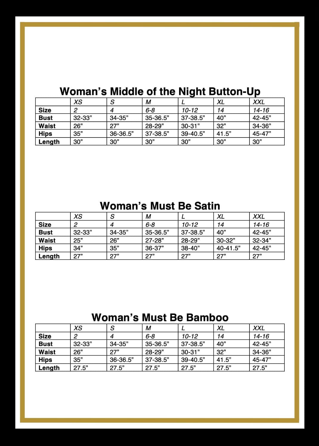 Must be Satin Pajamas - Blue Floral